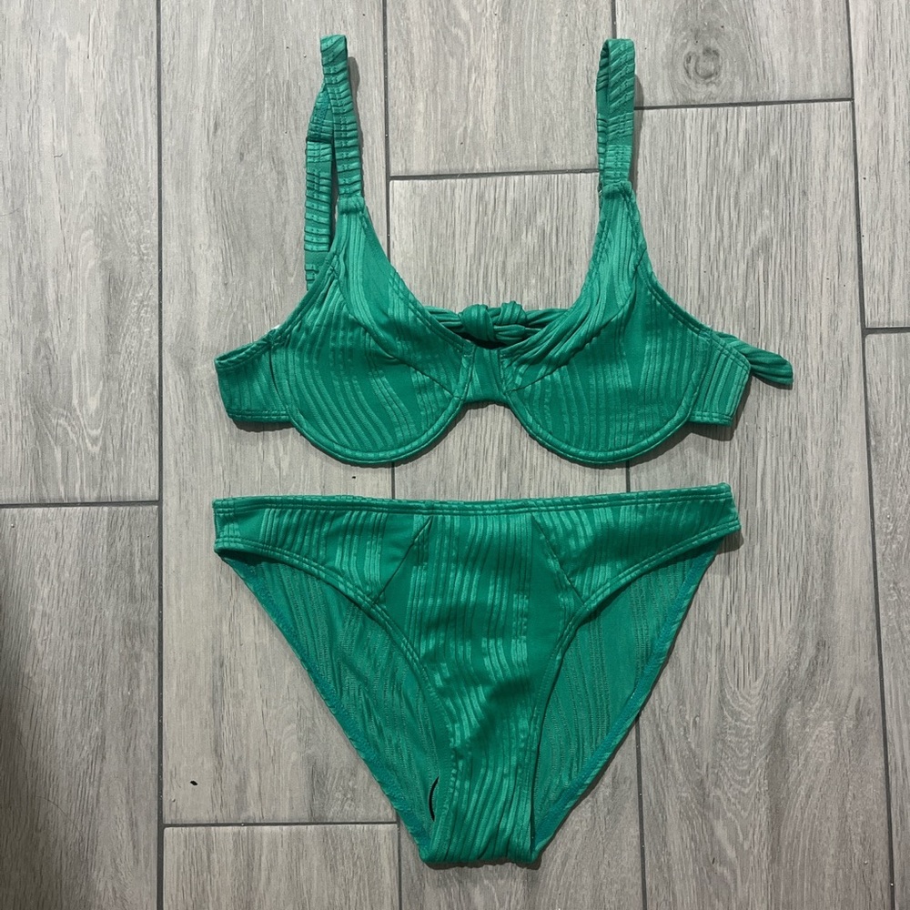 NWOT Green Bikini